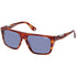 BMW Red Havana Framed Blue Lensed Sunglasses BW0040-HV